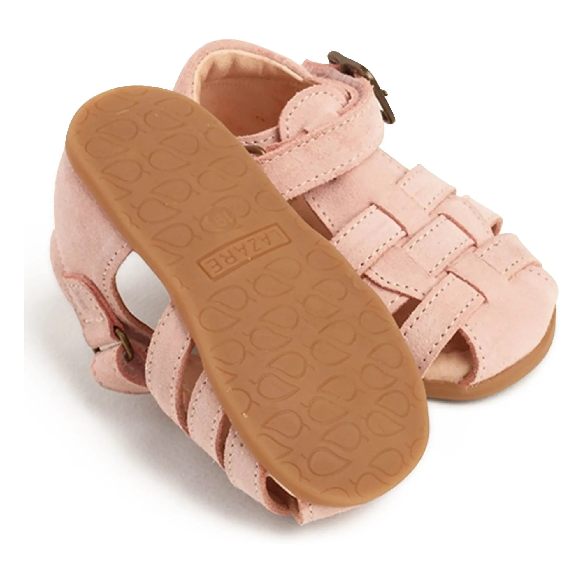 Lazare - Sandalias de ante Ernest | Rosa empolvado