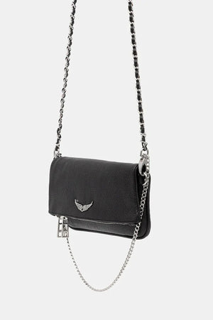 Bolso de piel ZADIG&VOLTAIRE ROCK NANO GRAINED LEATHER
