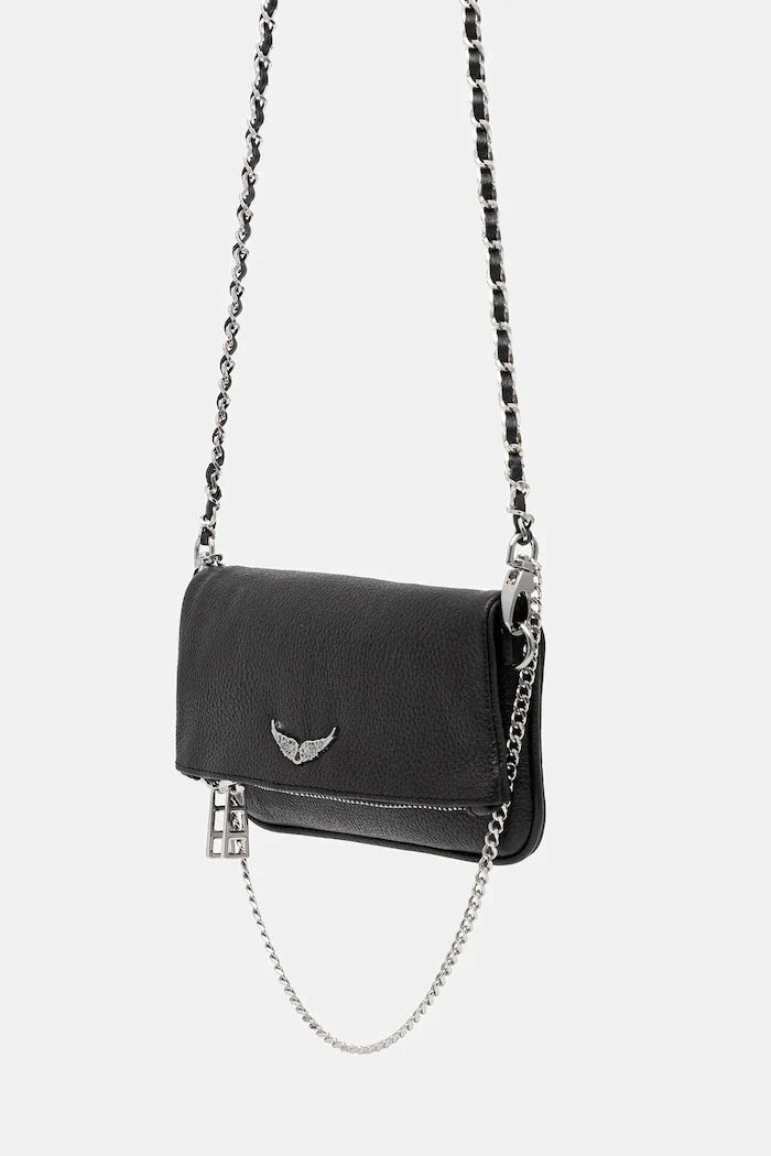 Bolso de piel ZADIG&VOLTAIRE ROCK NANO GRAINED LEATHER