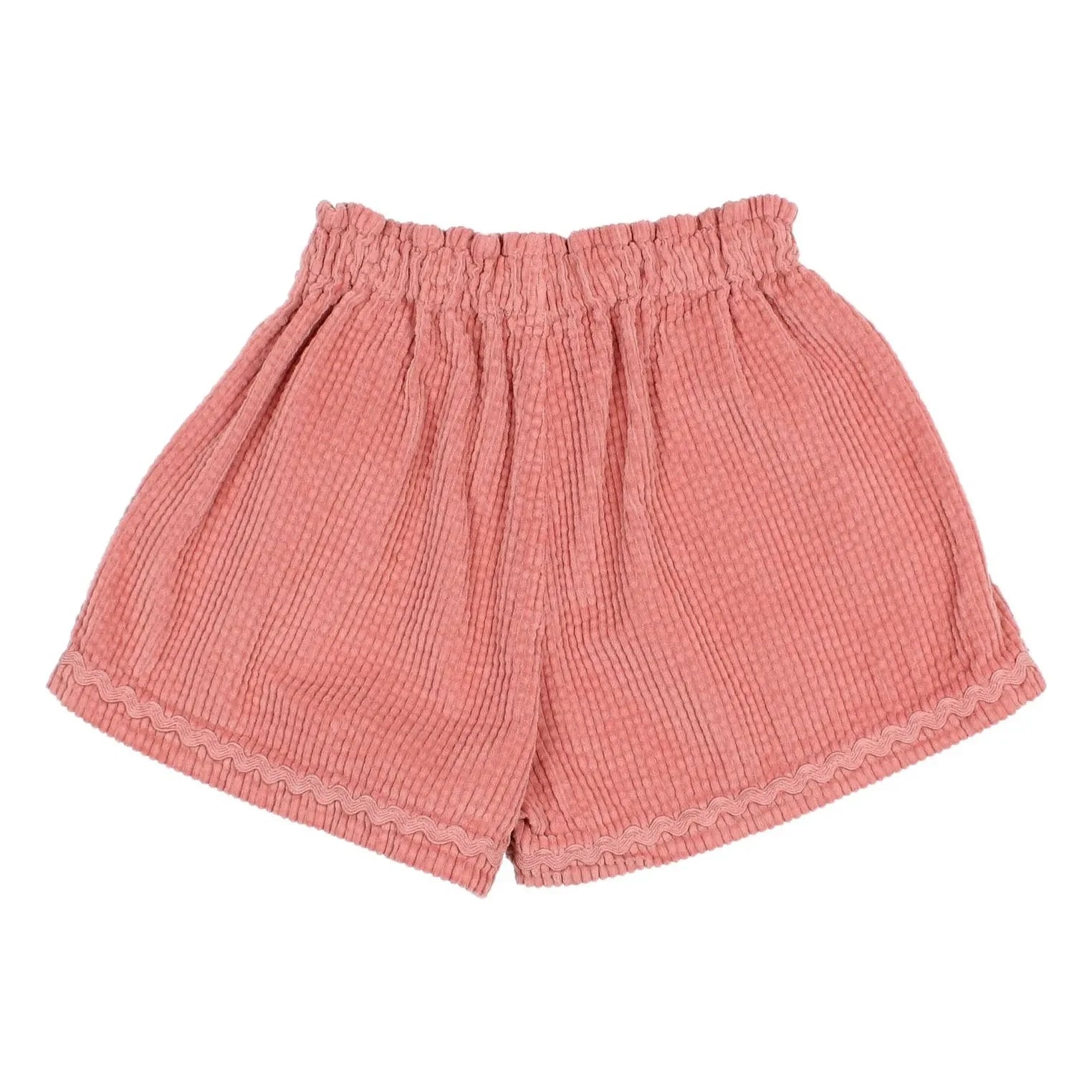 Búho - Pantalón corto de terciopelo | Rosa