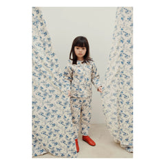 Emile et Ida - Pantalón acolchado con estampado floral | Crudo