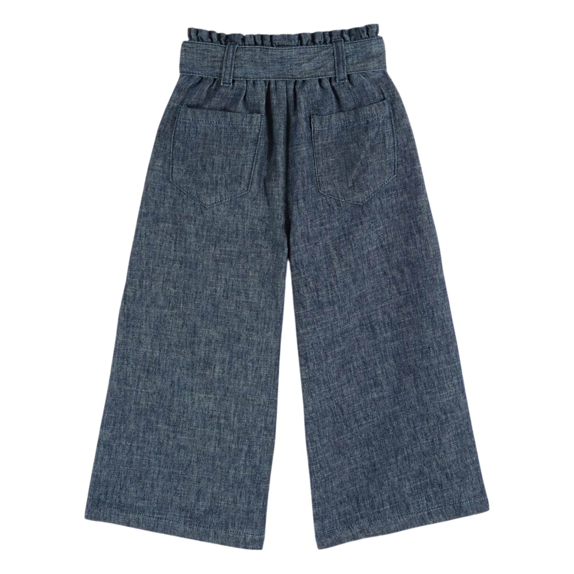 Emile et Ida - Pantalón ancho con cinturón | Azul marino