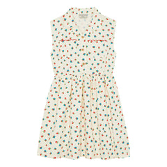 The Campamento - Vestido largo con estampado floral | Crudo