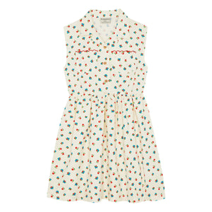 The Campamento - Vestido largo con estampado floral | Crudo