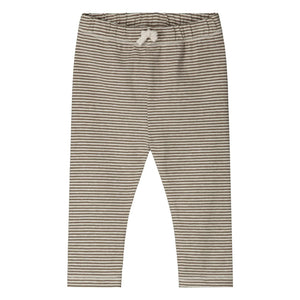 Gray Label - Mallas de algodón orgánico a rayas | Marrón caqui