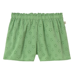 Cozmo - Shorts bordados de rubí | Verde prado