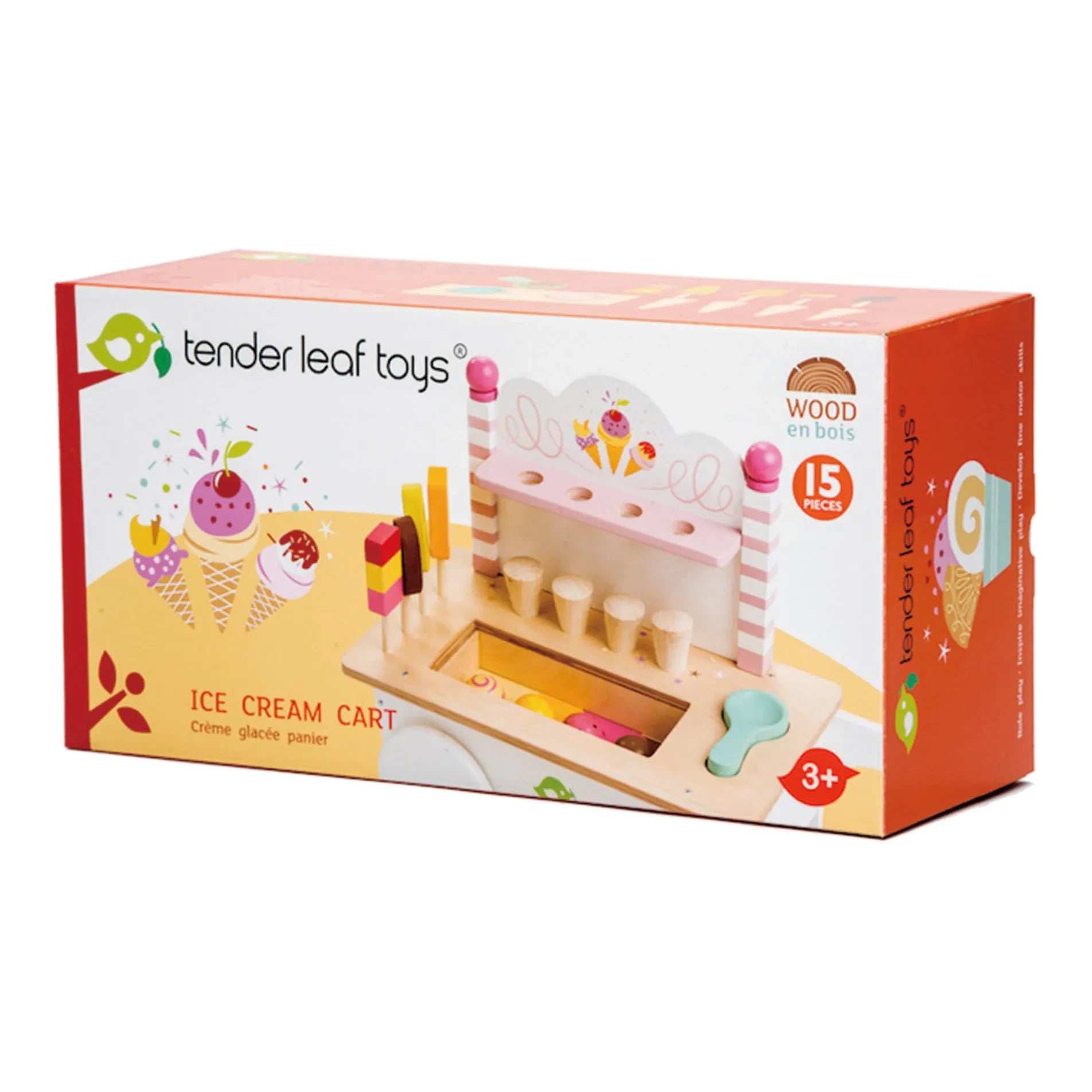 Tender Leaf Toys - Carrito de helados