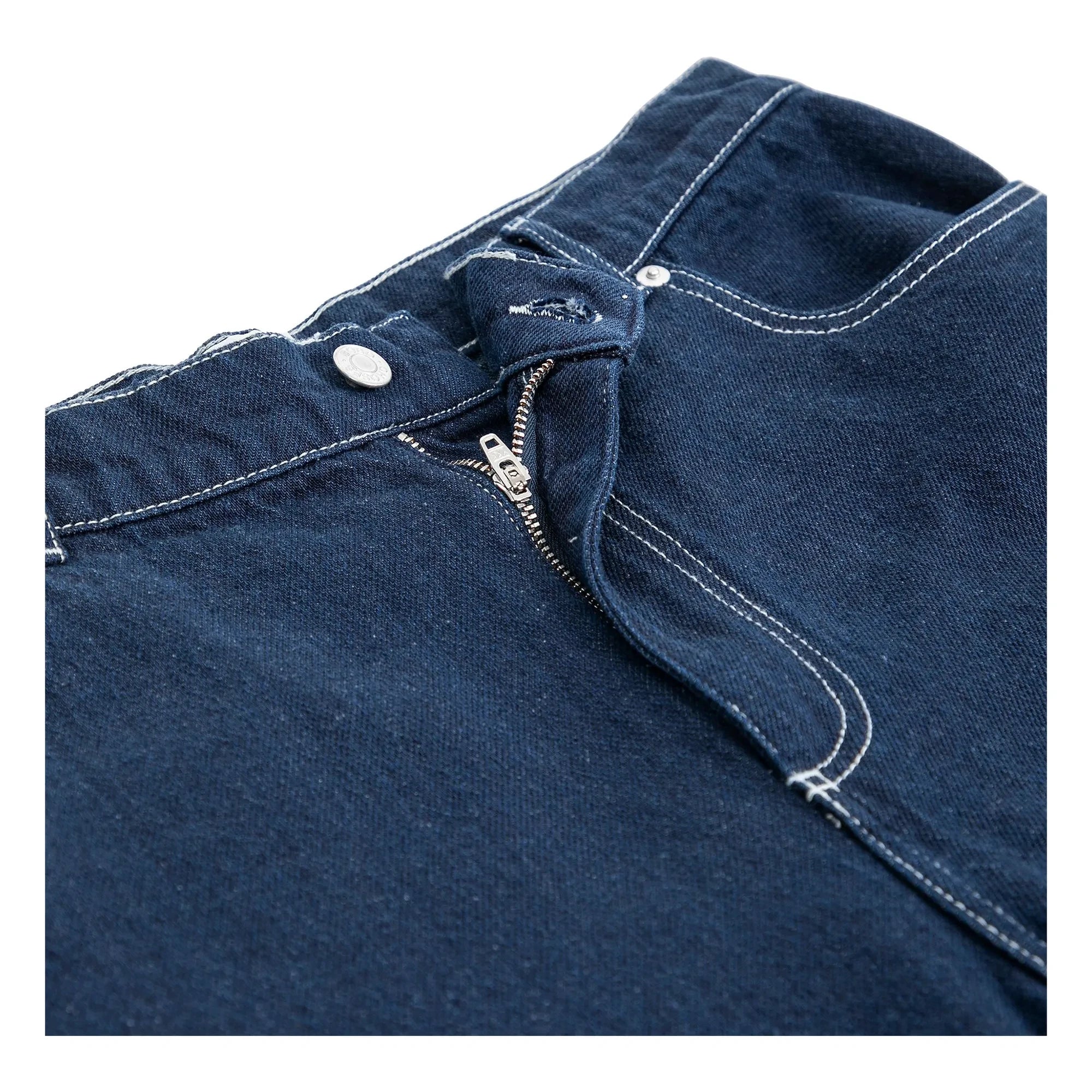 Bobo Choses - Shorts de sarga de algodón orgánico | Azul