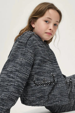 Chaqueta de niño de un botón