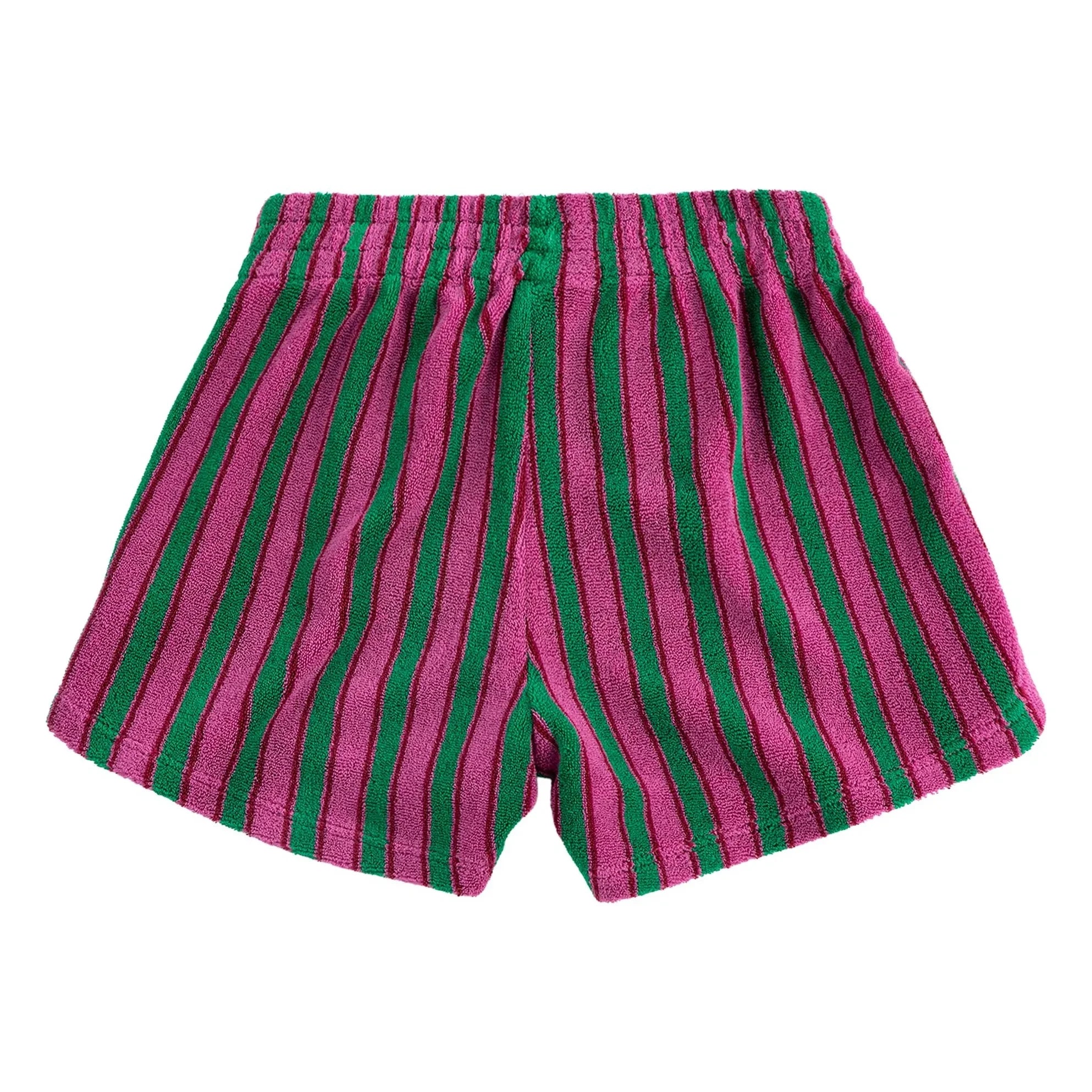 Bobo Choses - Shorts de rizo a rayas | Verde