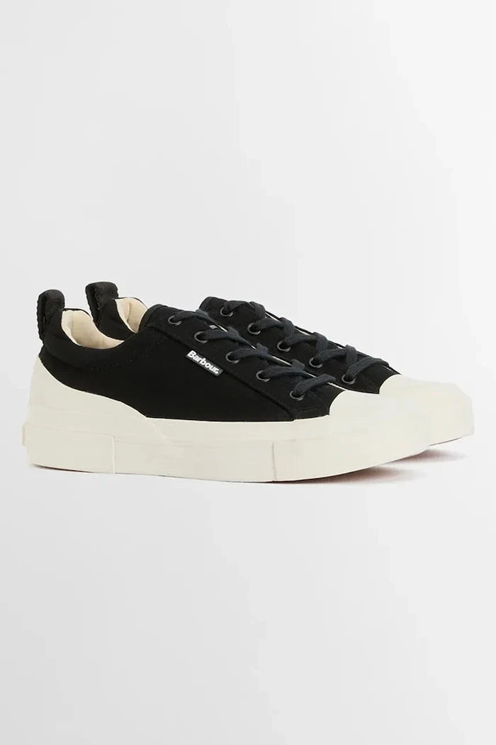 Zapatillas deportivas bajas de algodón Barbour Stanhope Trainer para mujer