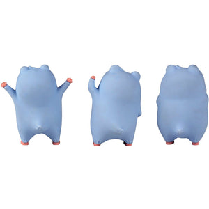 Grizzy y los Lemmings - Juguete de figura de 3 Lemmings