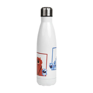 Grizzy y los Lemmings - Botella de agua de acero de 500 ml