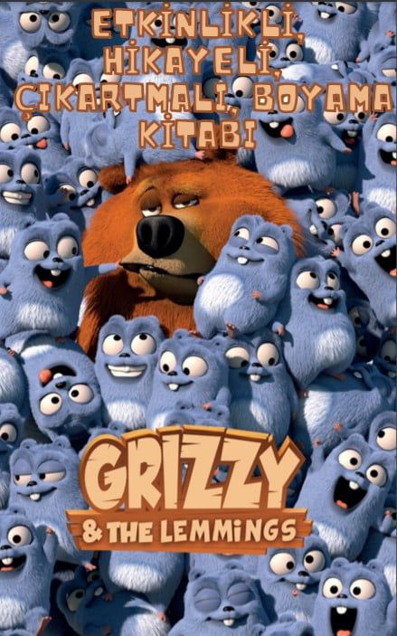 Grizzy y los Lemmings - Libro de colorear con historia