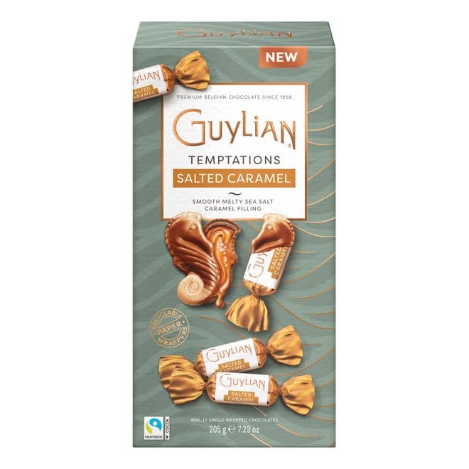 Guylian - Bombones de Caramelo Salado 205 g Chocolate Belga