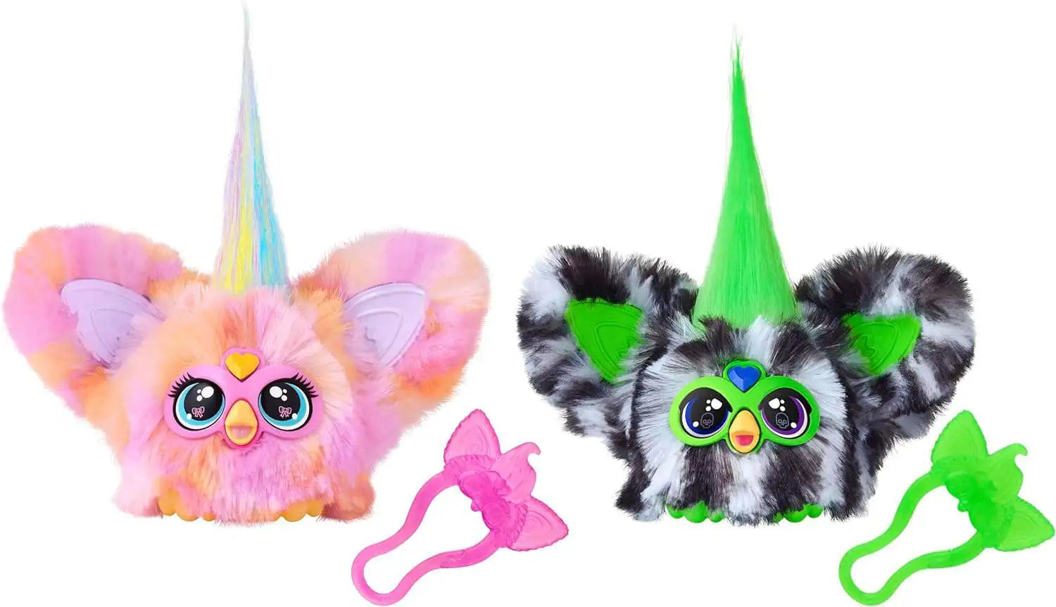 Hasbro - Mini Furby Furblets May-May y Greenie-Meanie Juguetes 2 en 1