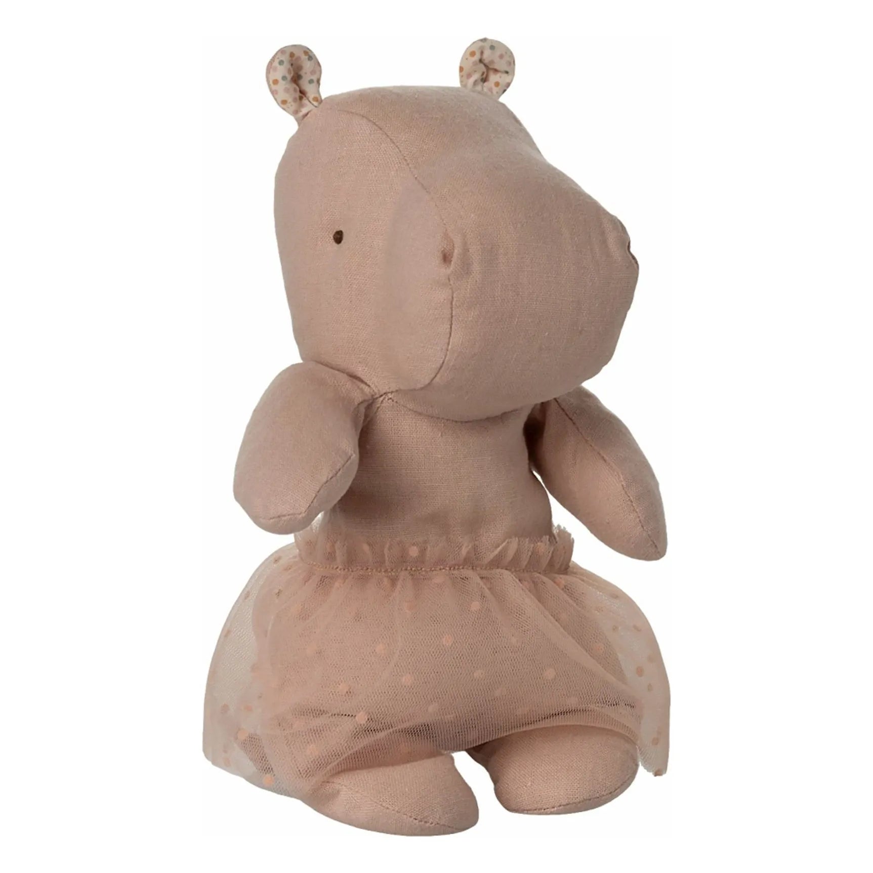 Maileg - Peluche de hipopótamo bailarina | Rosa