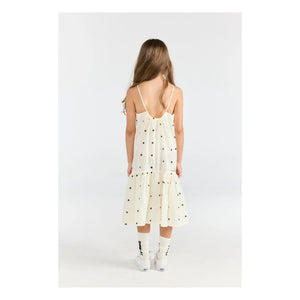 The Animals Observatory - Vestido Colibrí con Estampado de Topos | Blanco