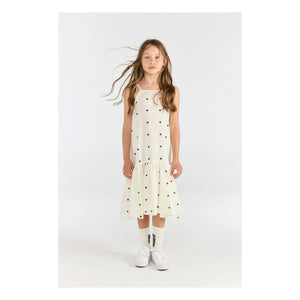 The Animals Observatory - Vestido Colibrí con Estampado de Topos | Blanco