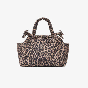 TIBA + MARL Mini Luna Drawstring Stroller Bag - Leopard-Stroller Organisers-Leopard- | Natural Baby Shower
