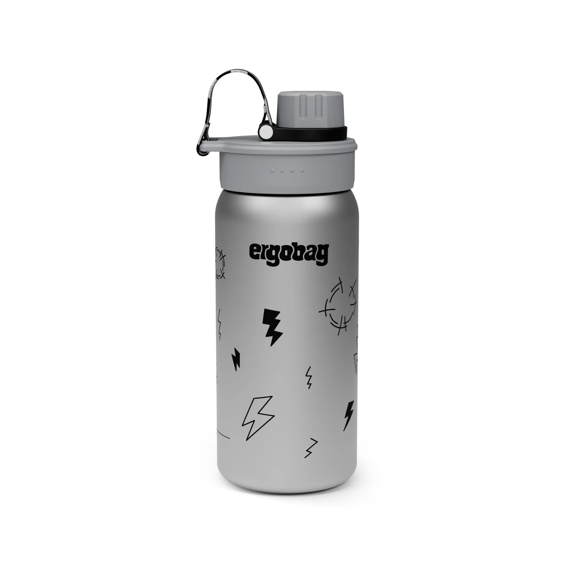 Ergobag - Botella de acero inoxidable Thunderstorm