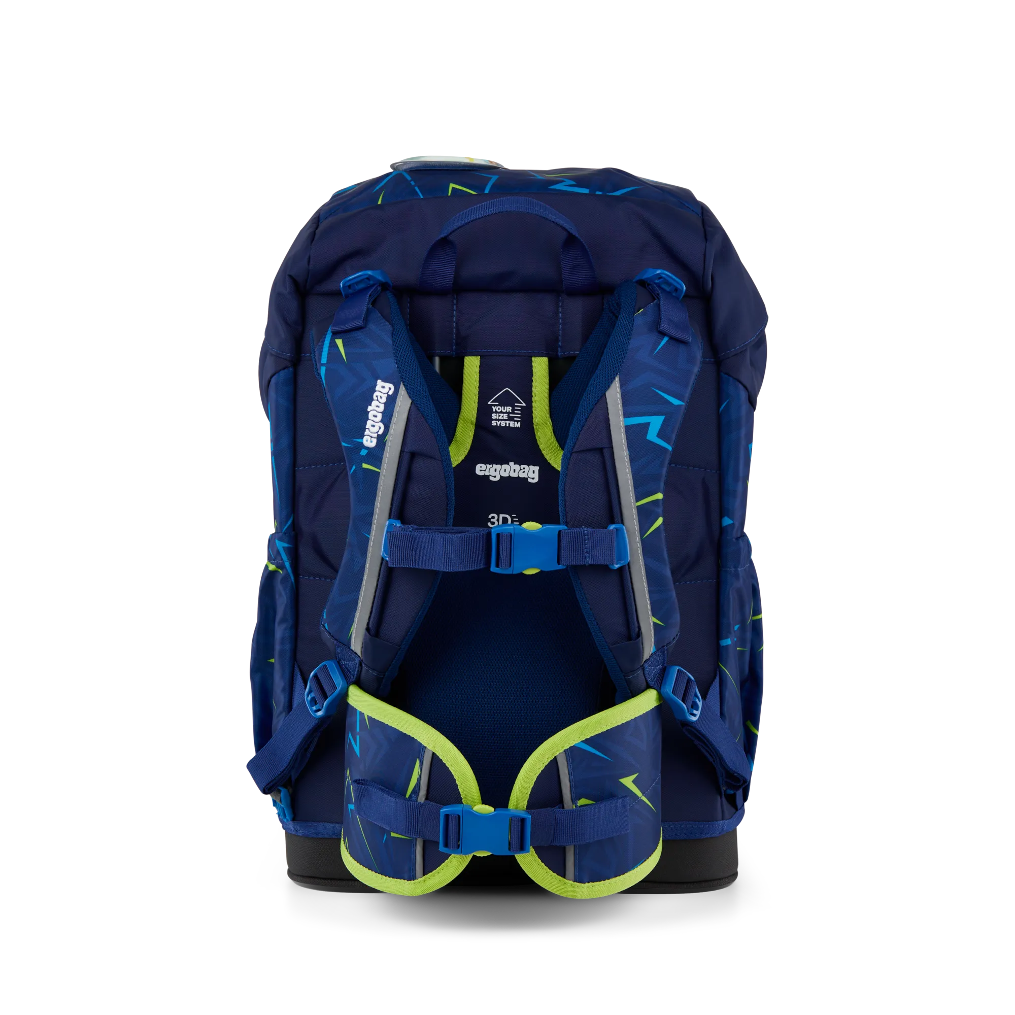 Ergobag - Mochila escolar Flex, set Front Runbear
