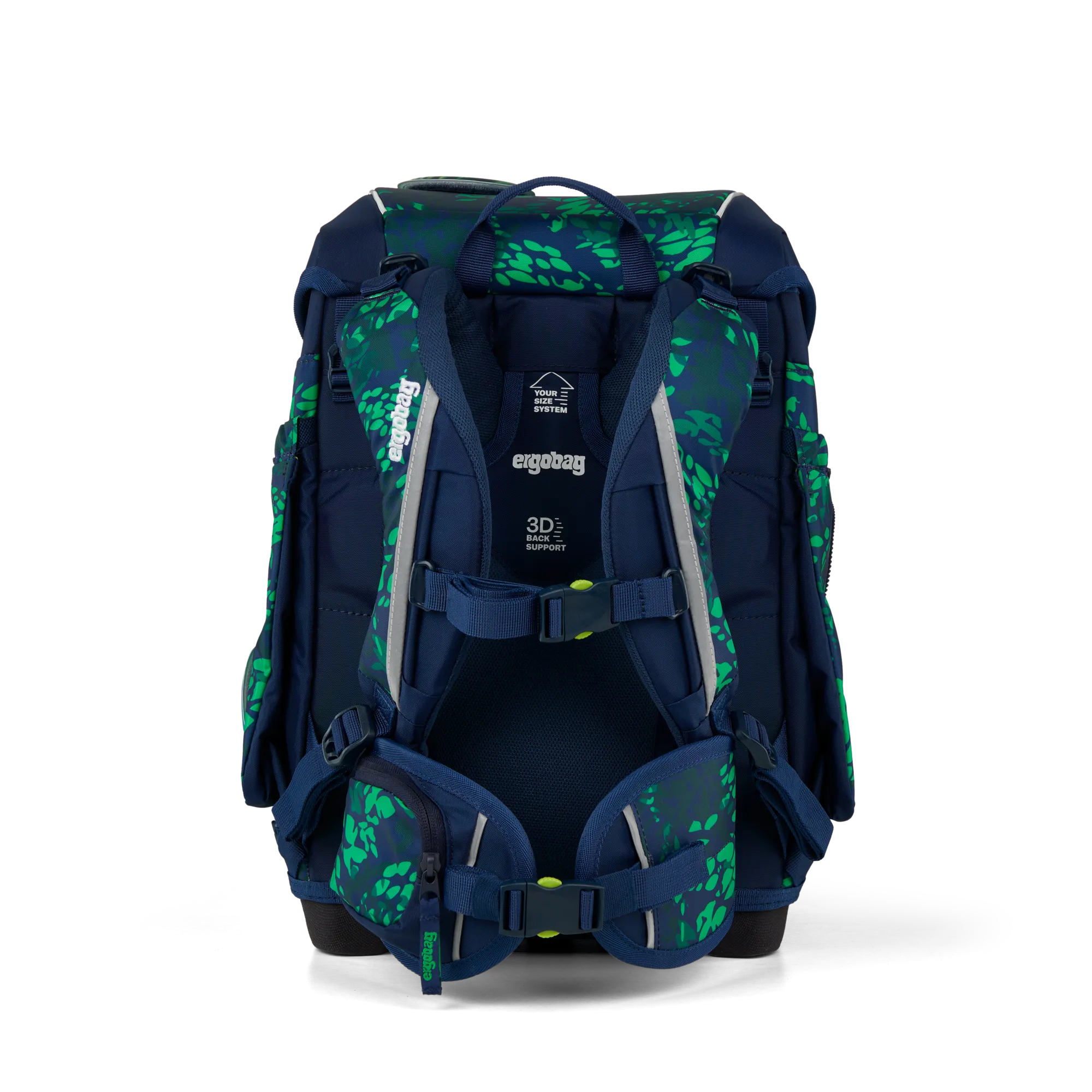 Ergobag - Mochila Escolar Cubo Set Firebear Dragón