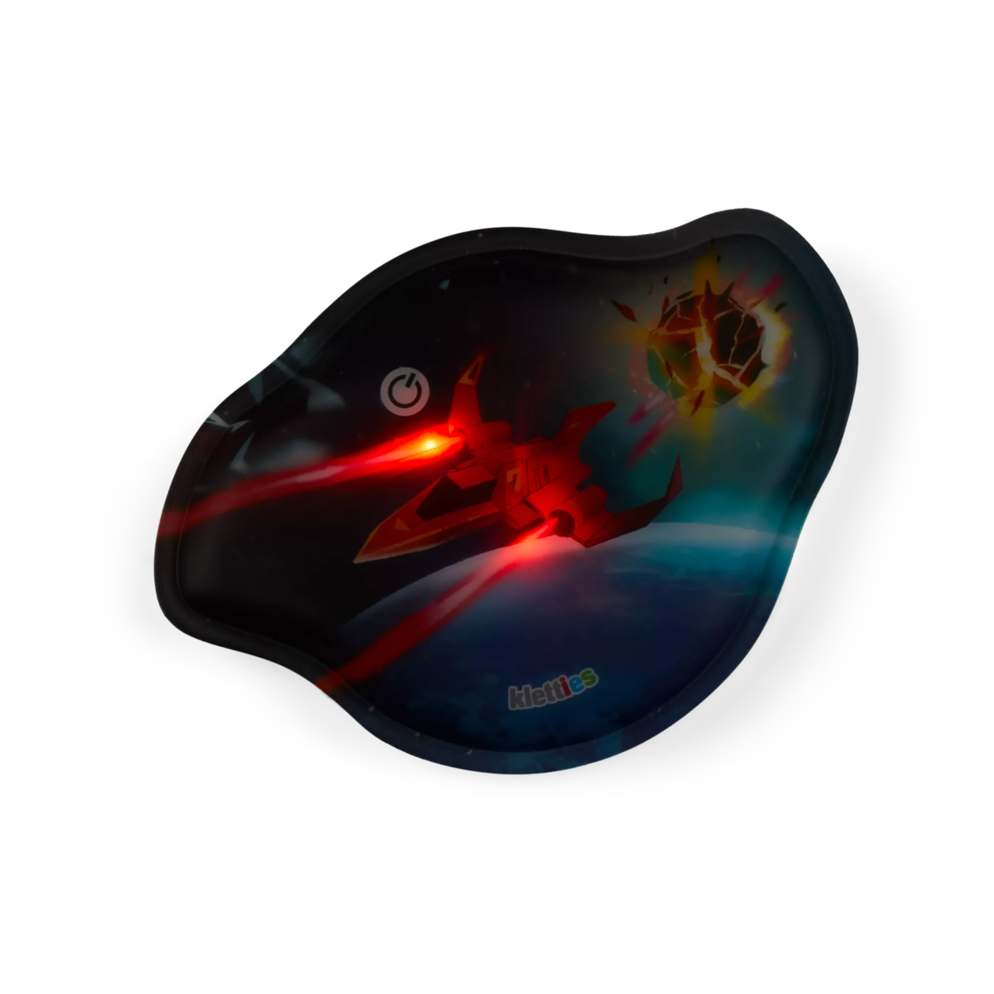 Ergobag - Adorno de velcro LED Sound Space Racer