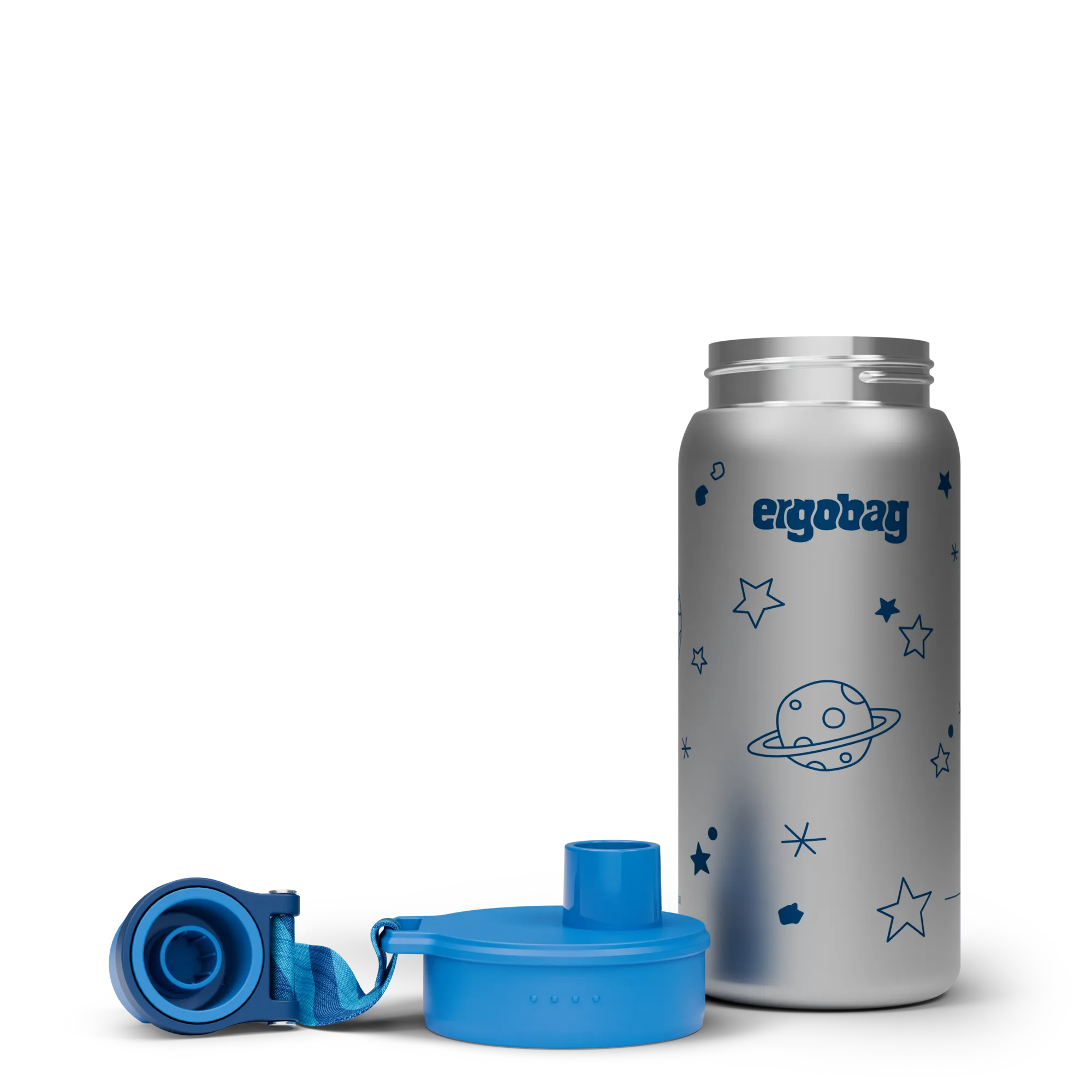 Ergobag - Botella de acero inoxidable Estrellas