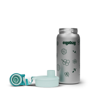 Ergobag - Botella de acero inoxidable Flowers