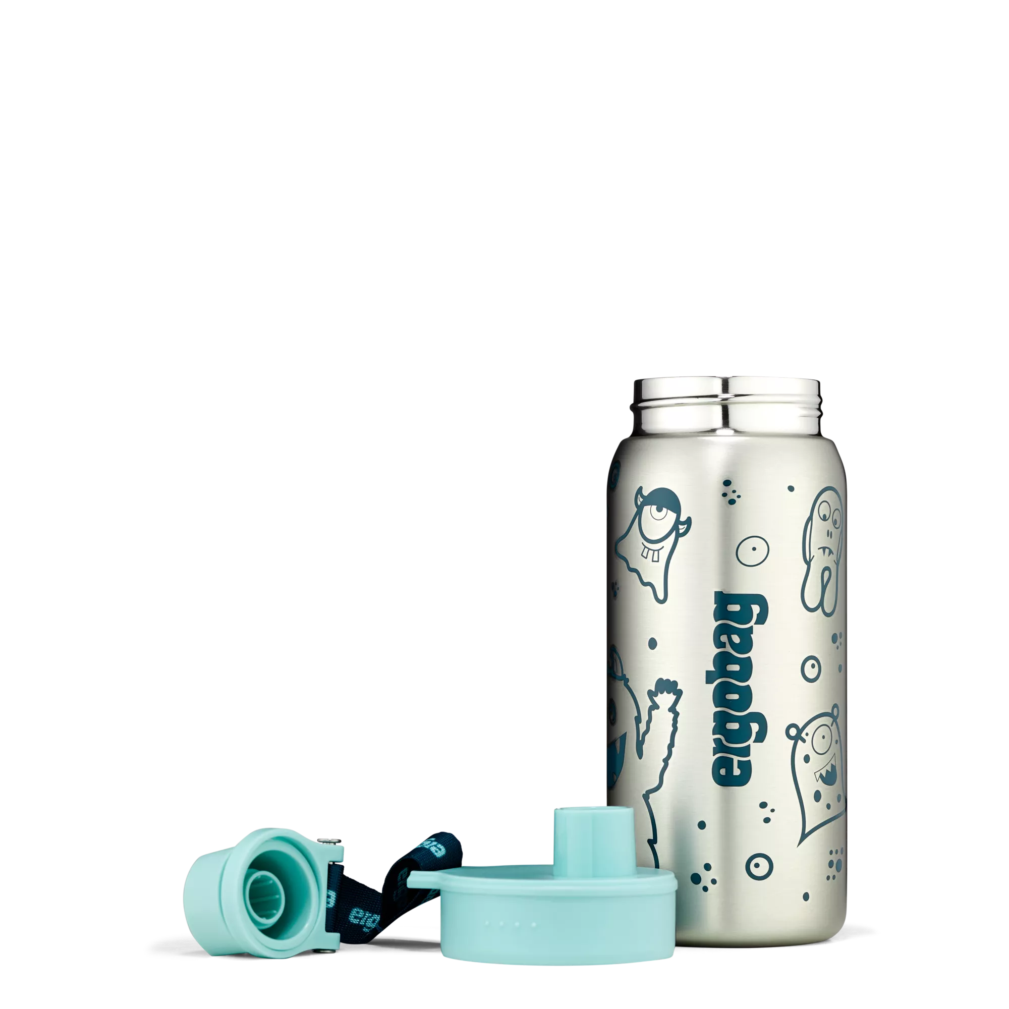 Ergobag - Botella de acero inoxidable Petrol