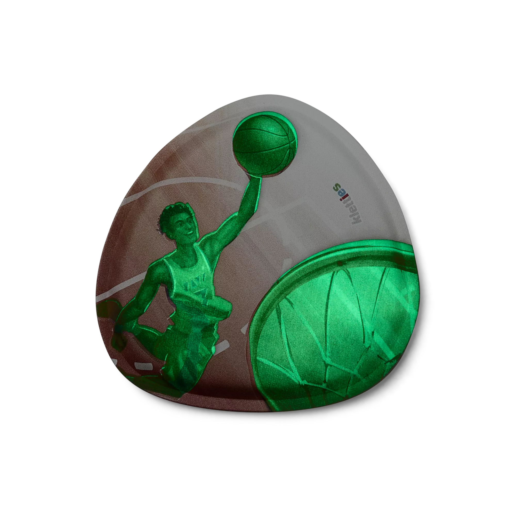 Ergobag - Sello Klettie que brilla en la oscuridad Baloncesto