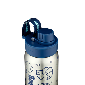 Ergobag - Botella de acero inoxidable azul