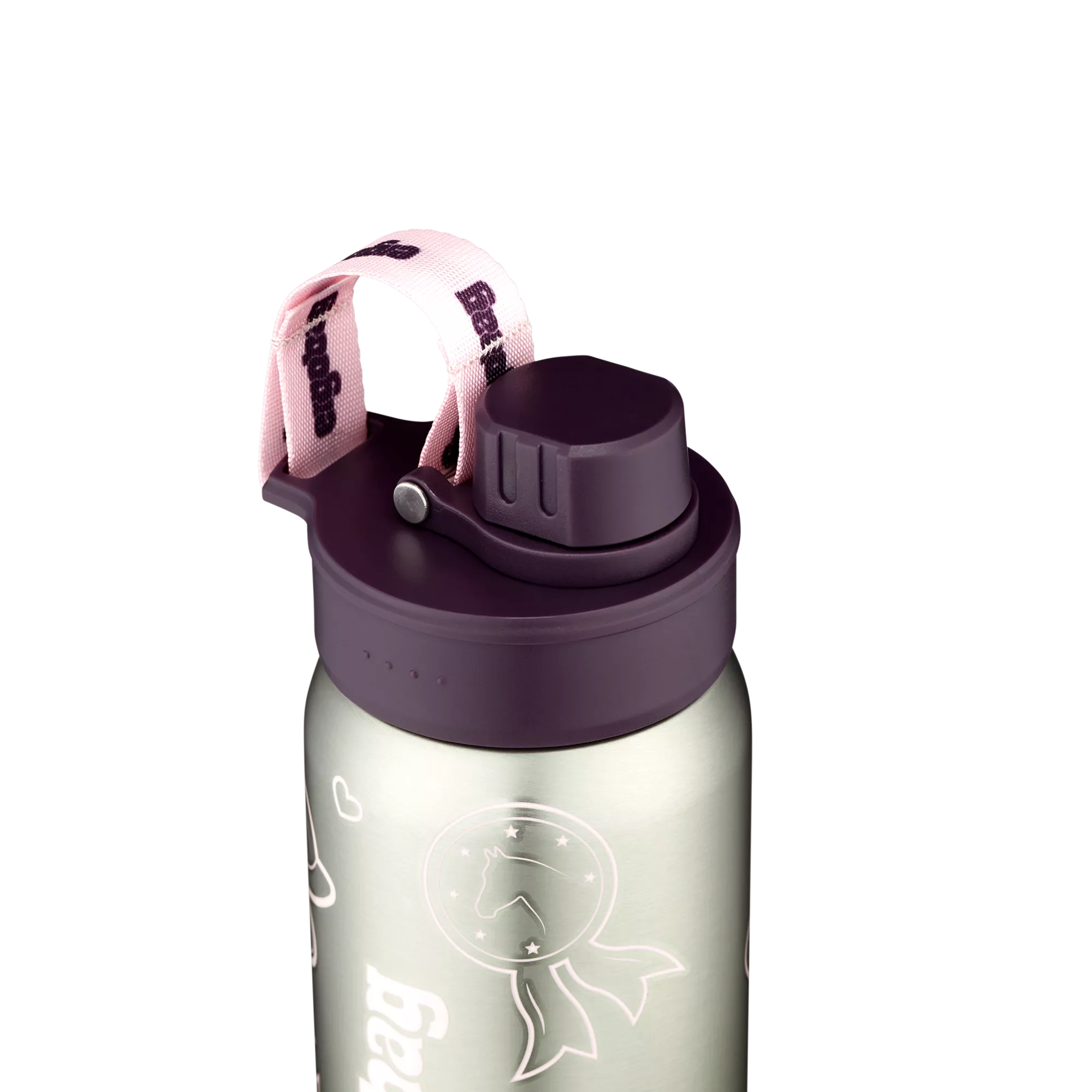 Ergobag - Botella de Acero Inoxidable Morada