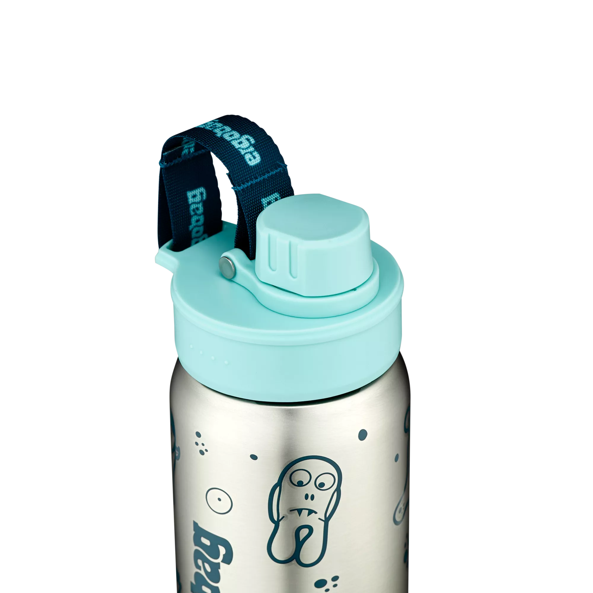 Ergobag - Botella de acero inoxidable Petrol