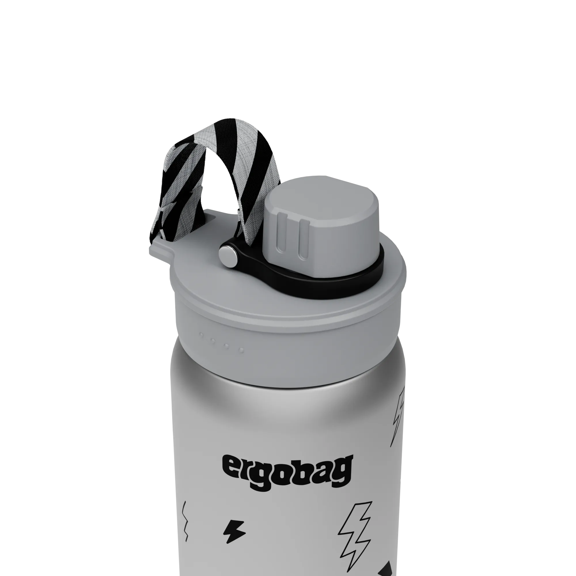 Ergobag - Botella de acero inoxidable Thunderstorm