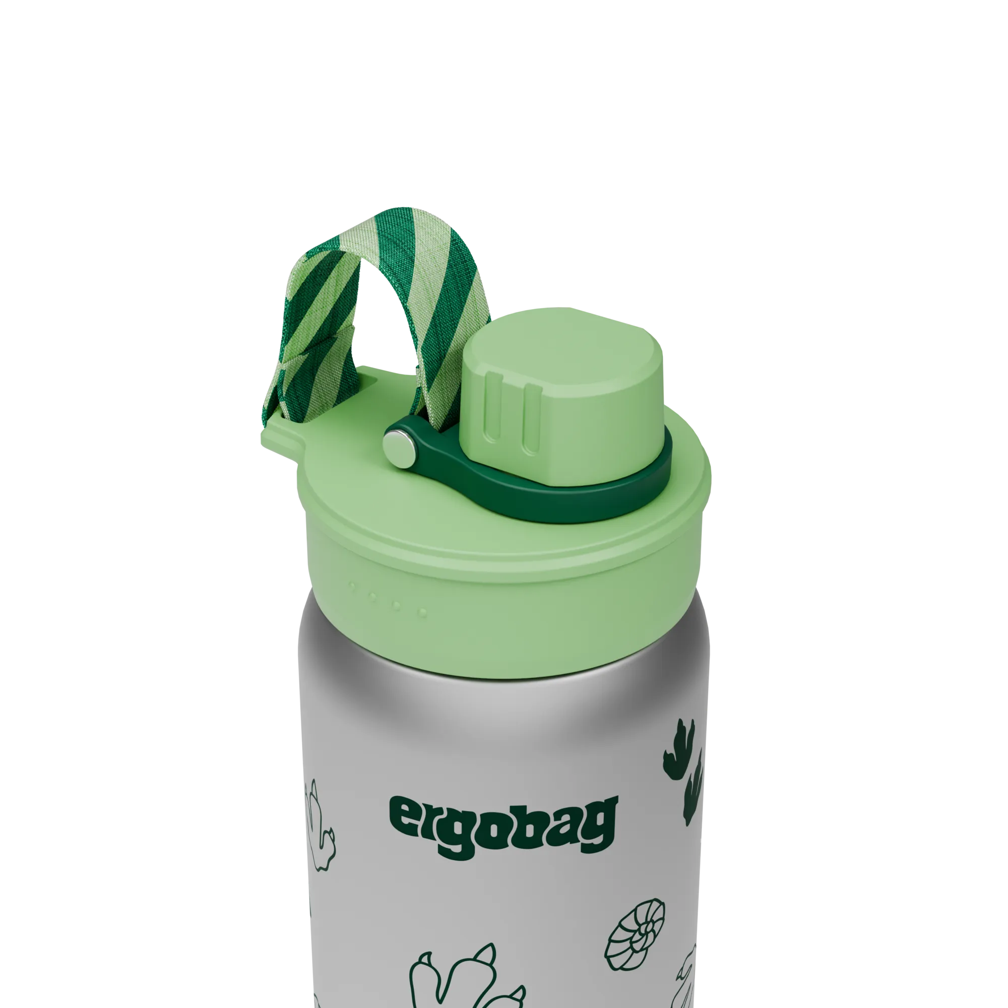 Ergobag - Botella de acero inoxidable Jungle