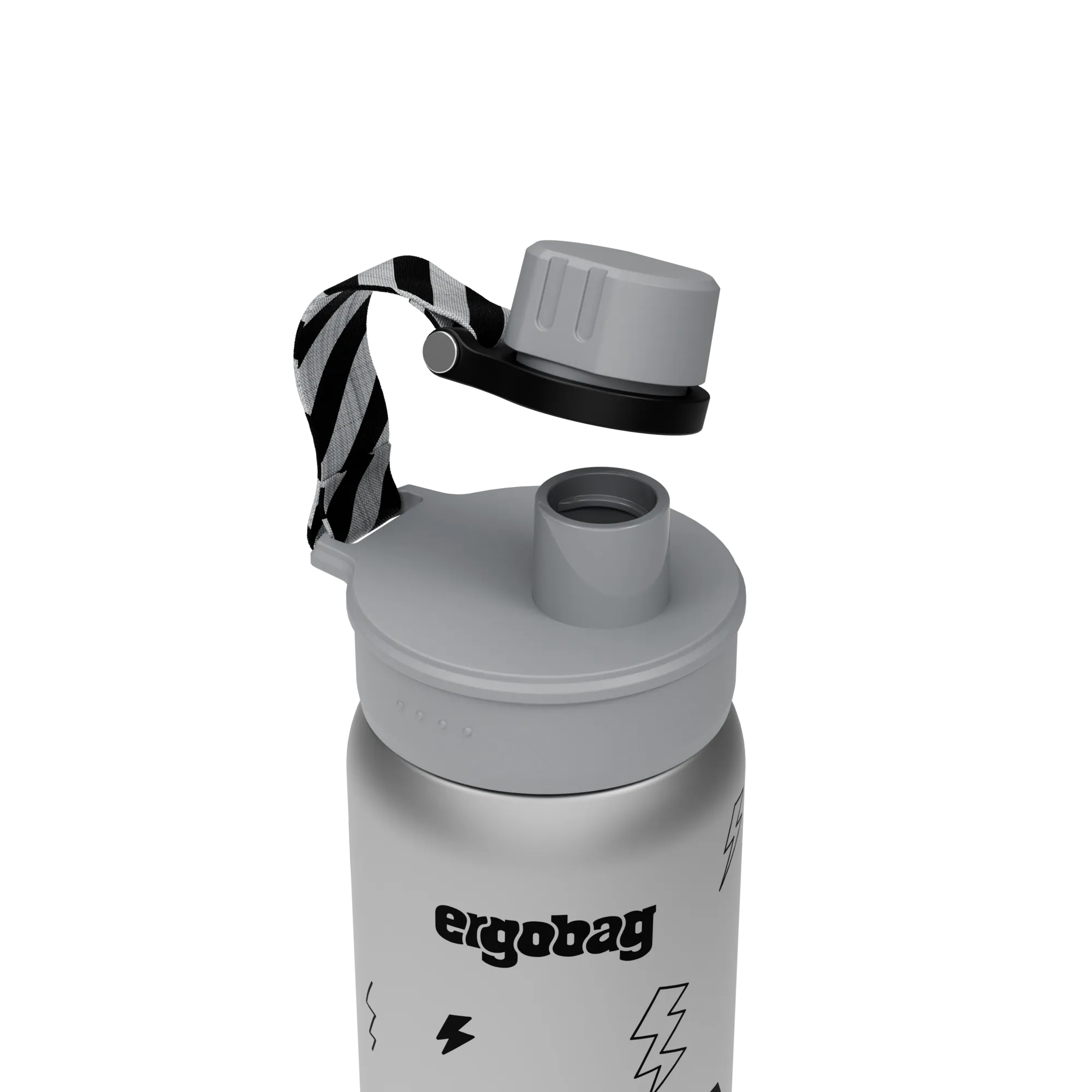 Ergobag - Botella de acero inoxidable Thunderstorm