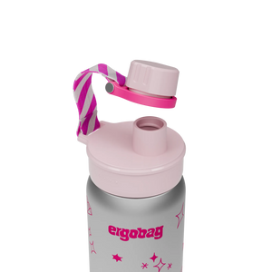 Ergobag - Botella de acero inoxidable brillante
