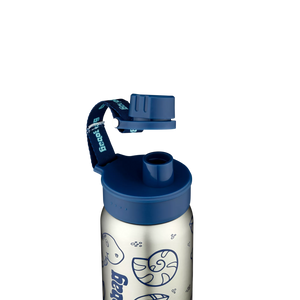 Ergobag - Botella de acero inoxidable azul