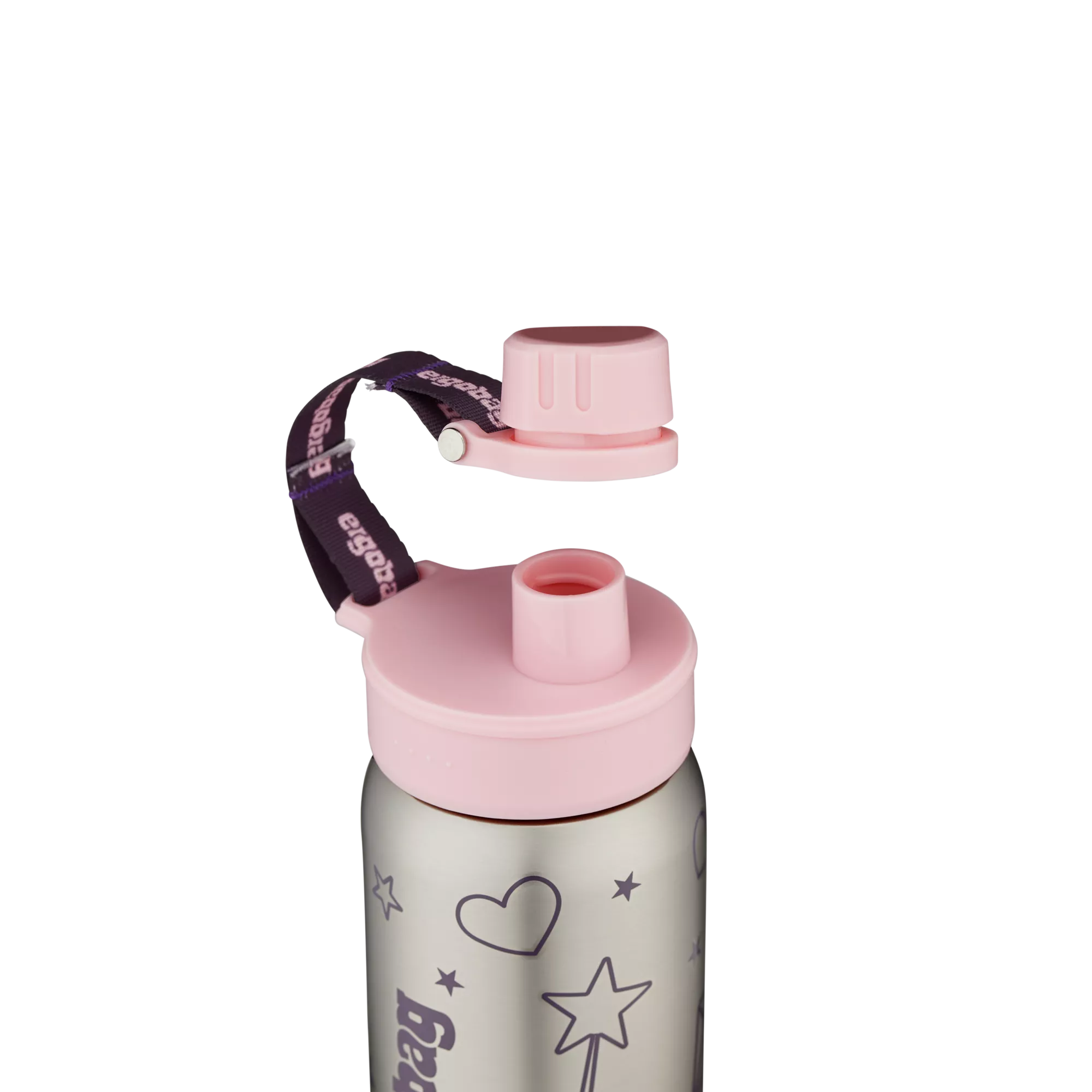 Ergobag - Botella de acero inoxidable Rose