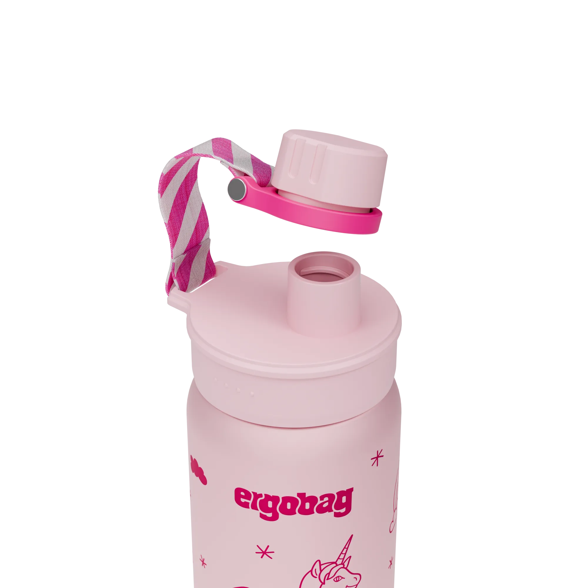Ergobag - Botella de acero inoxidable Unicornio