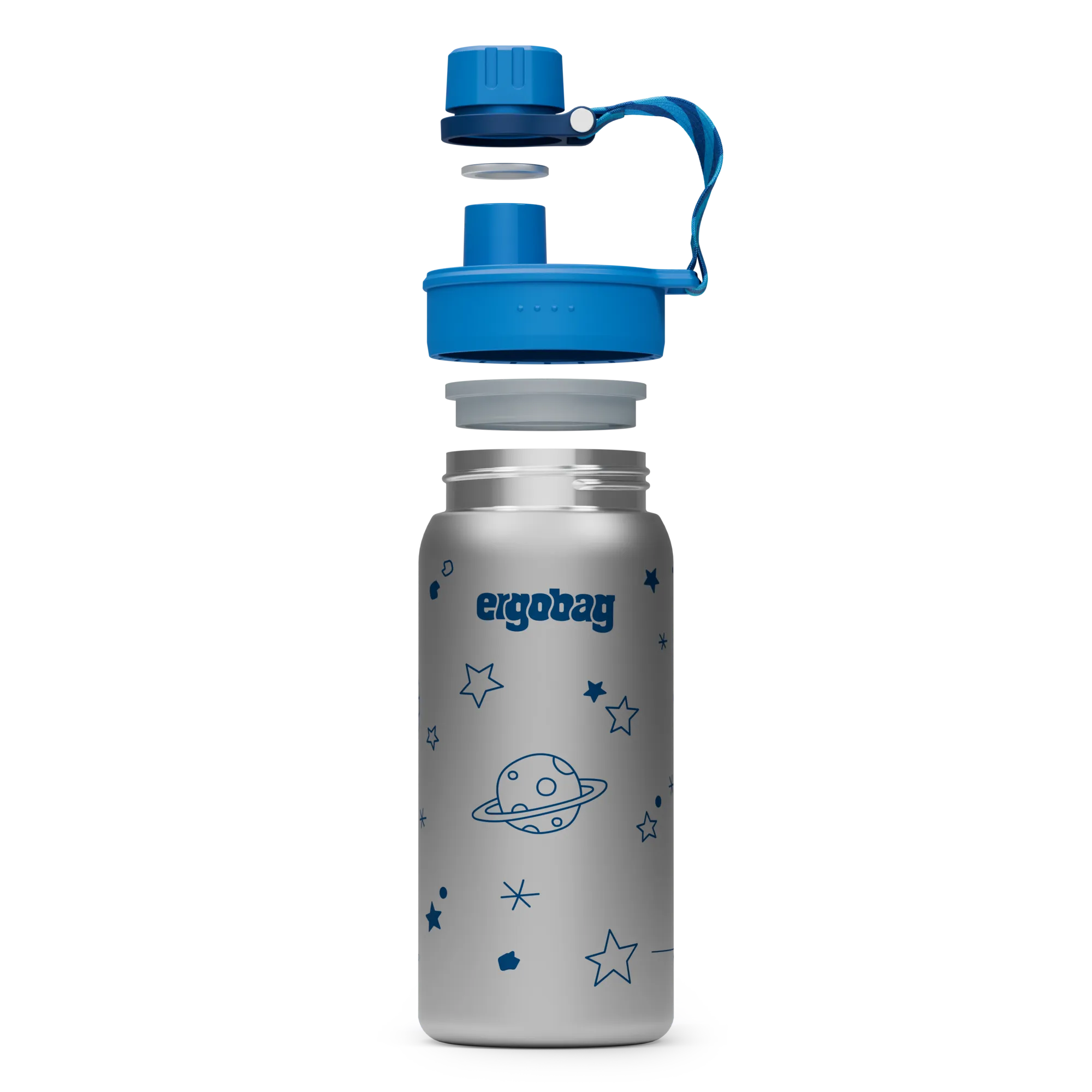 Ergobag - Botella de acero inoxidable Estrellas