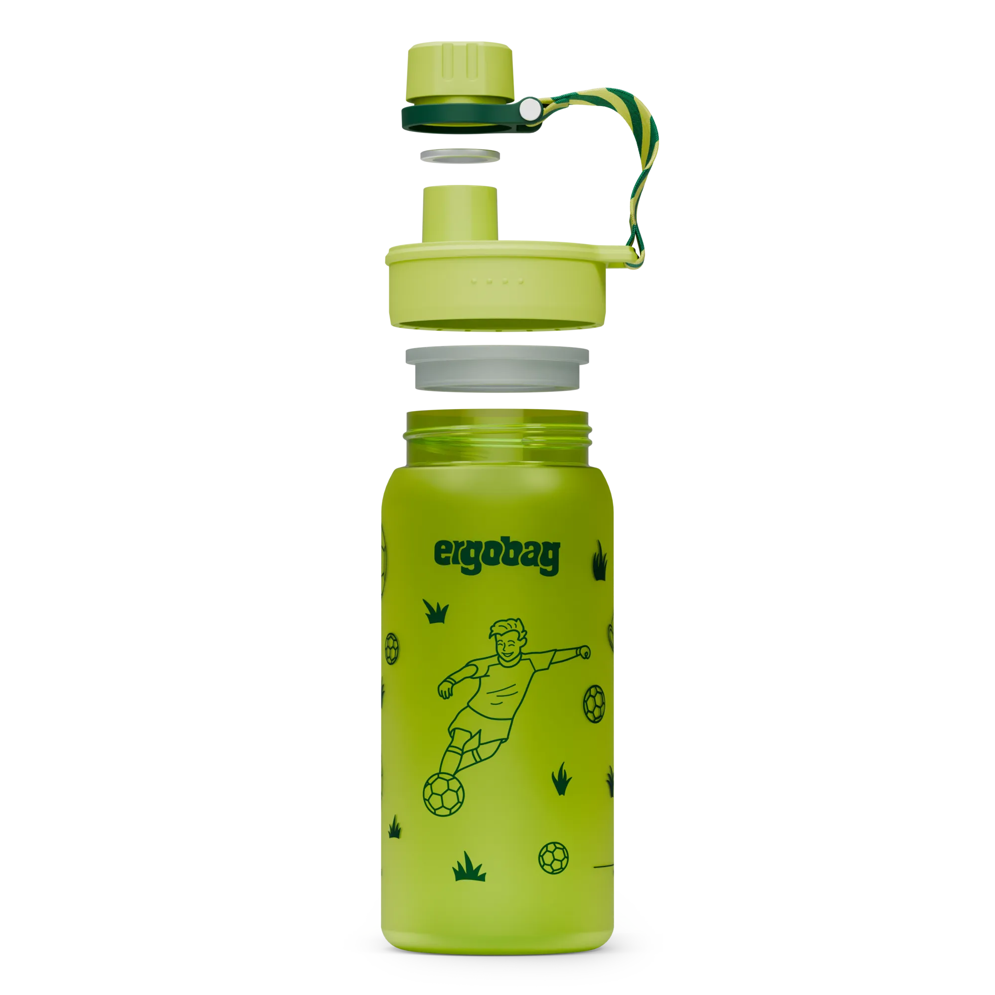 Ergobag - Botella de fútbol