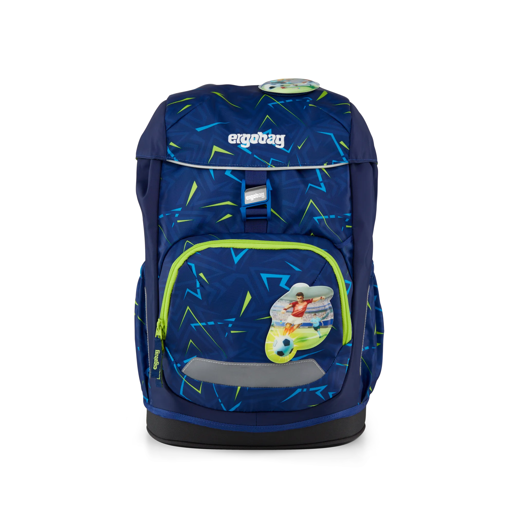 Ergobag - Mochila escolar Flex, set Front Runbear