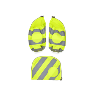 Ergobag - Bolsillo lateral con cremallera y reflectante amarillo