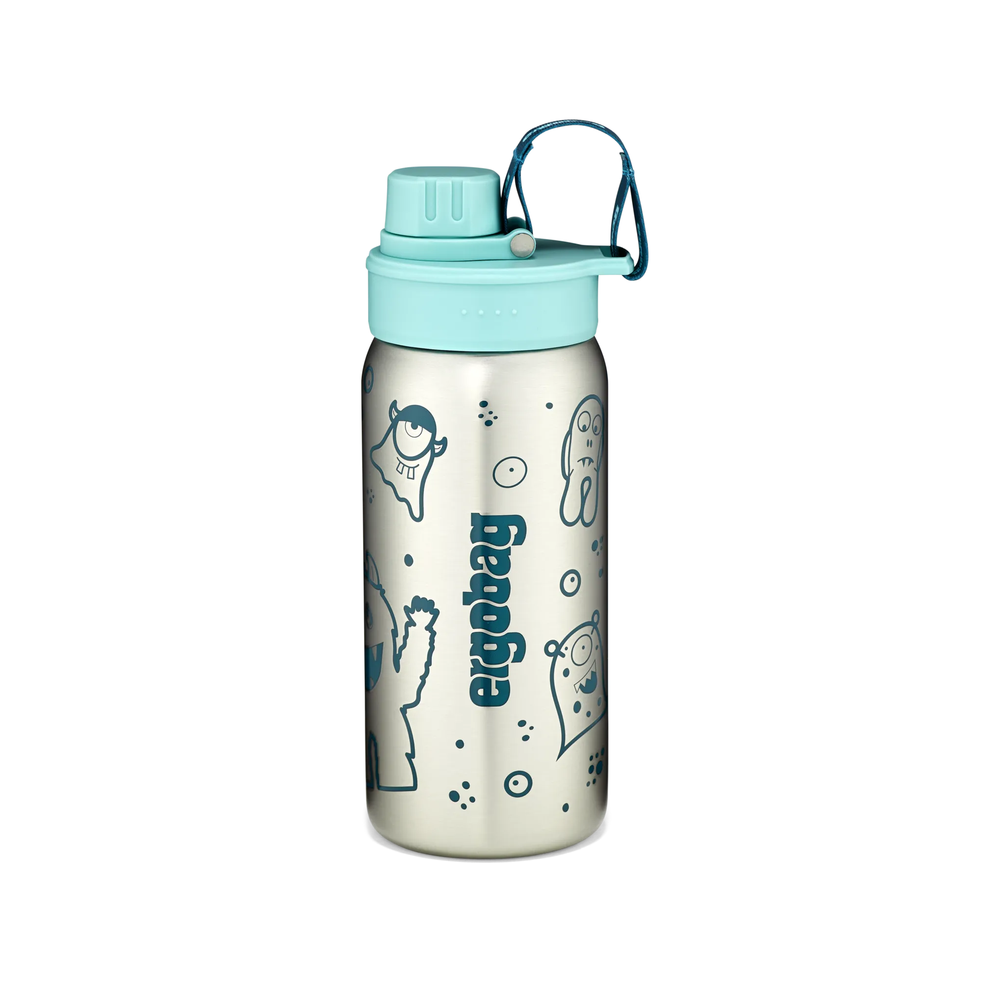 Ergobag - Botella de acero inoxidable Petrol