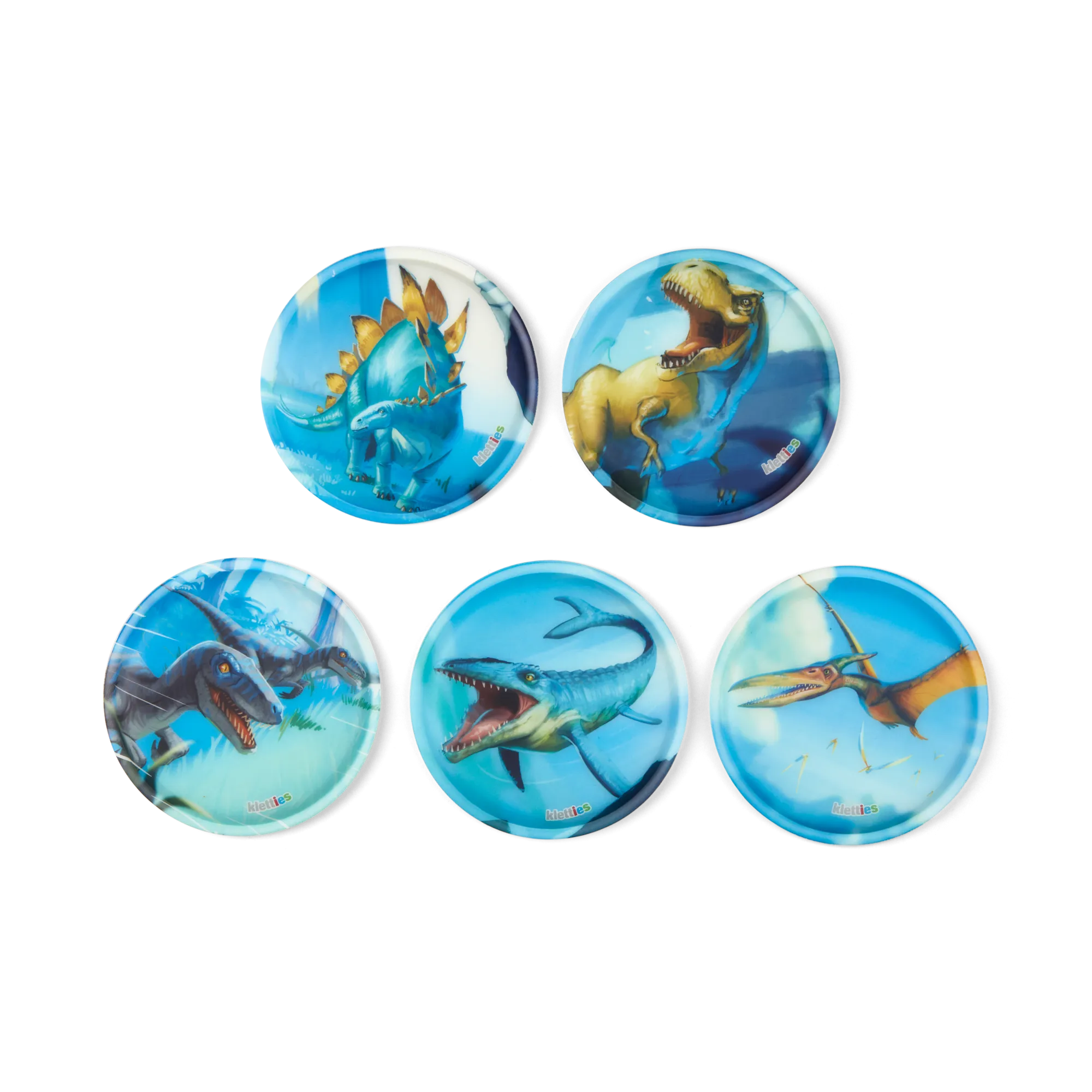 Ergobag - Pegatinas Decorativas Klettie - Set Dinosaurios