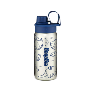 Ergobag - Botella de acero inoxidable azul