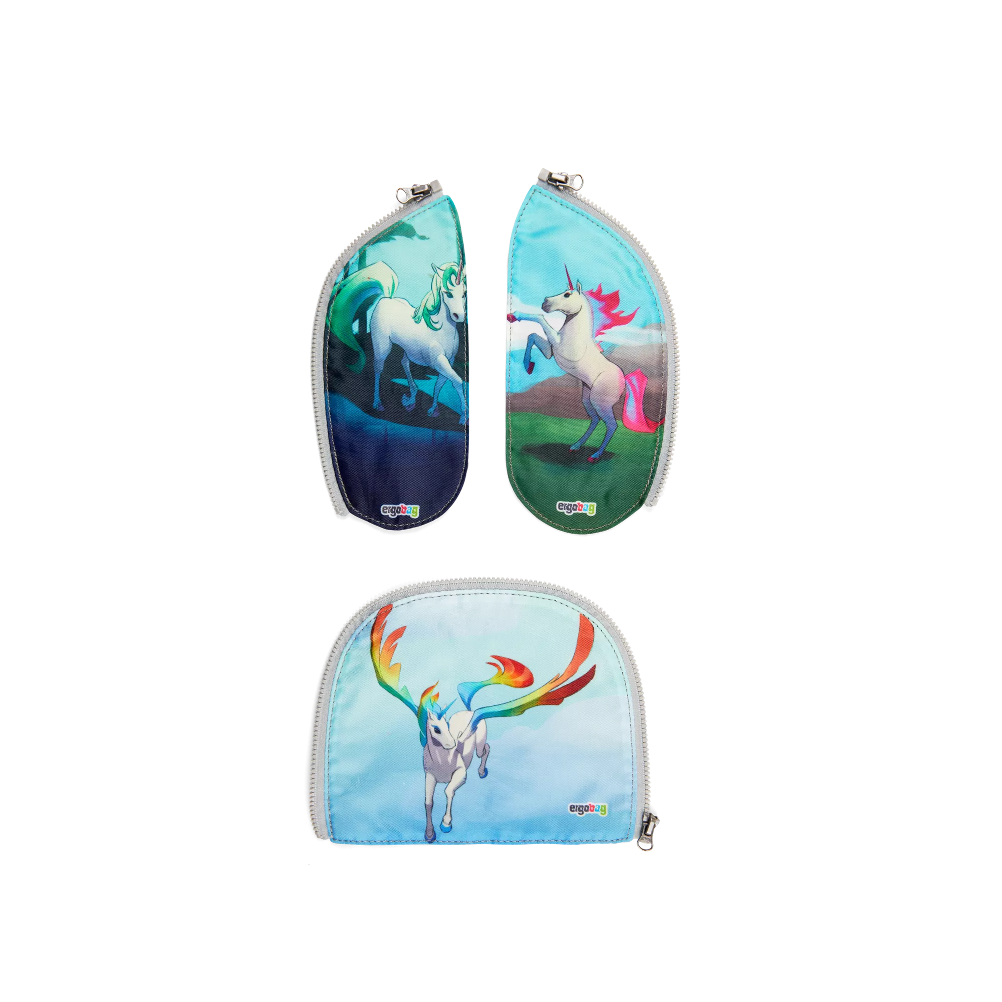 Ergobag - Adorno de cremallera Unicornios
